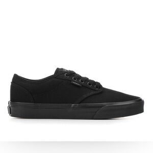 Women’s Black on Black Classic Vans Low Tops Worn Once